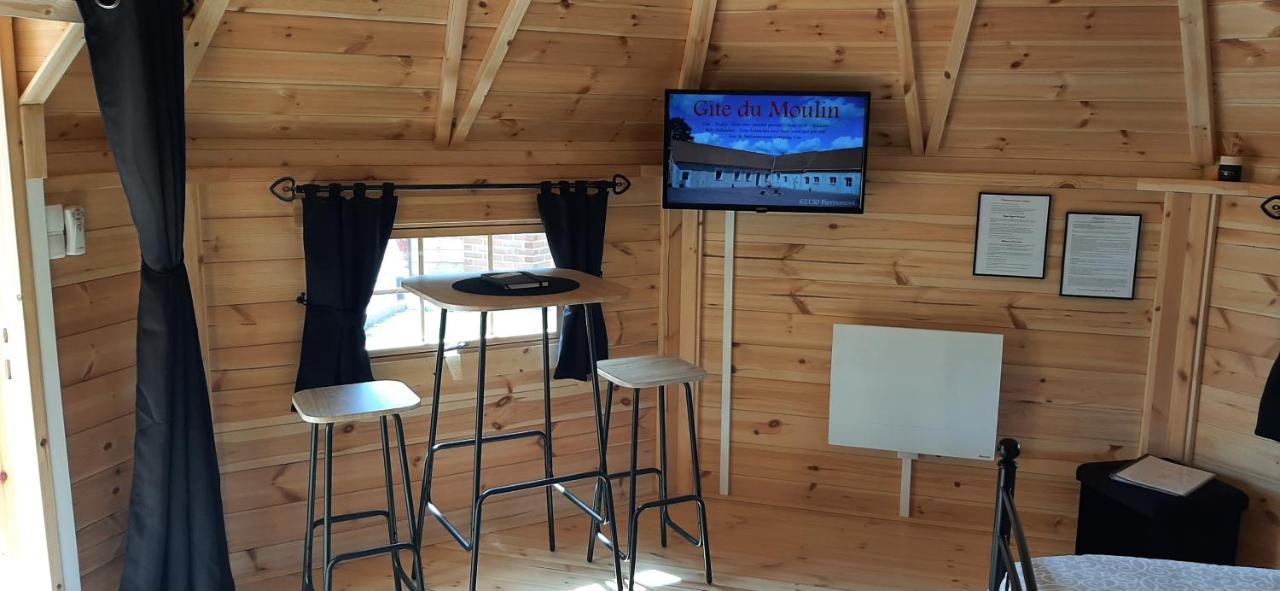 Kota Scandinave Avec Son Bain Nordique Privatif - Gite Du Moulin 62130 Pierremont Екстериор снимка