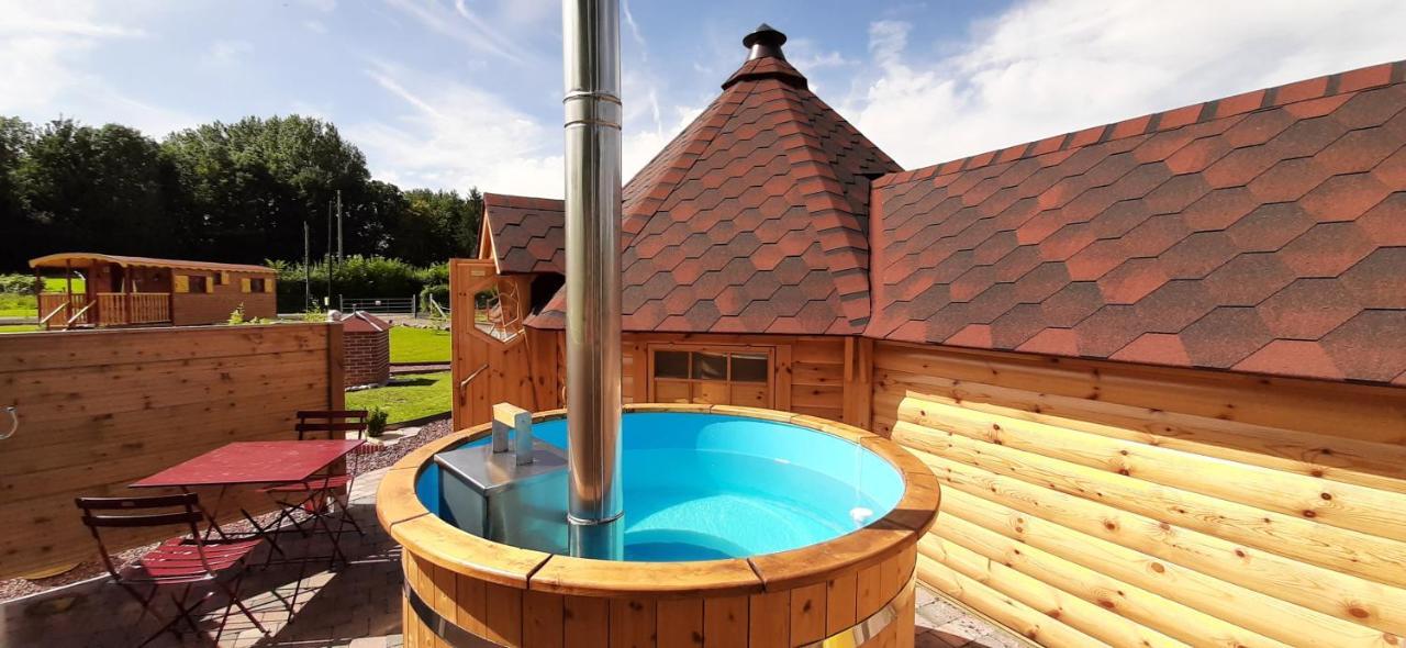Kota Scandinave Avec Son Bain Nordique Privatif - Gite Du Moulin 62130 Pierremont Екстериор снимка
