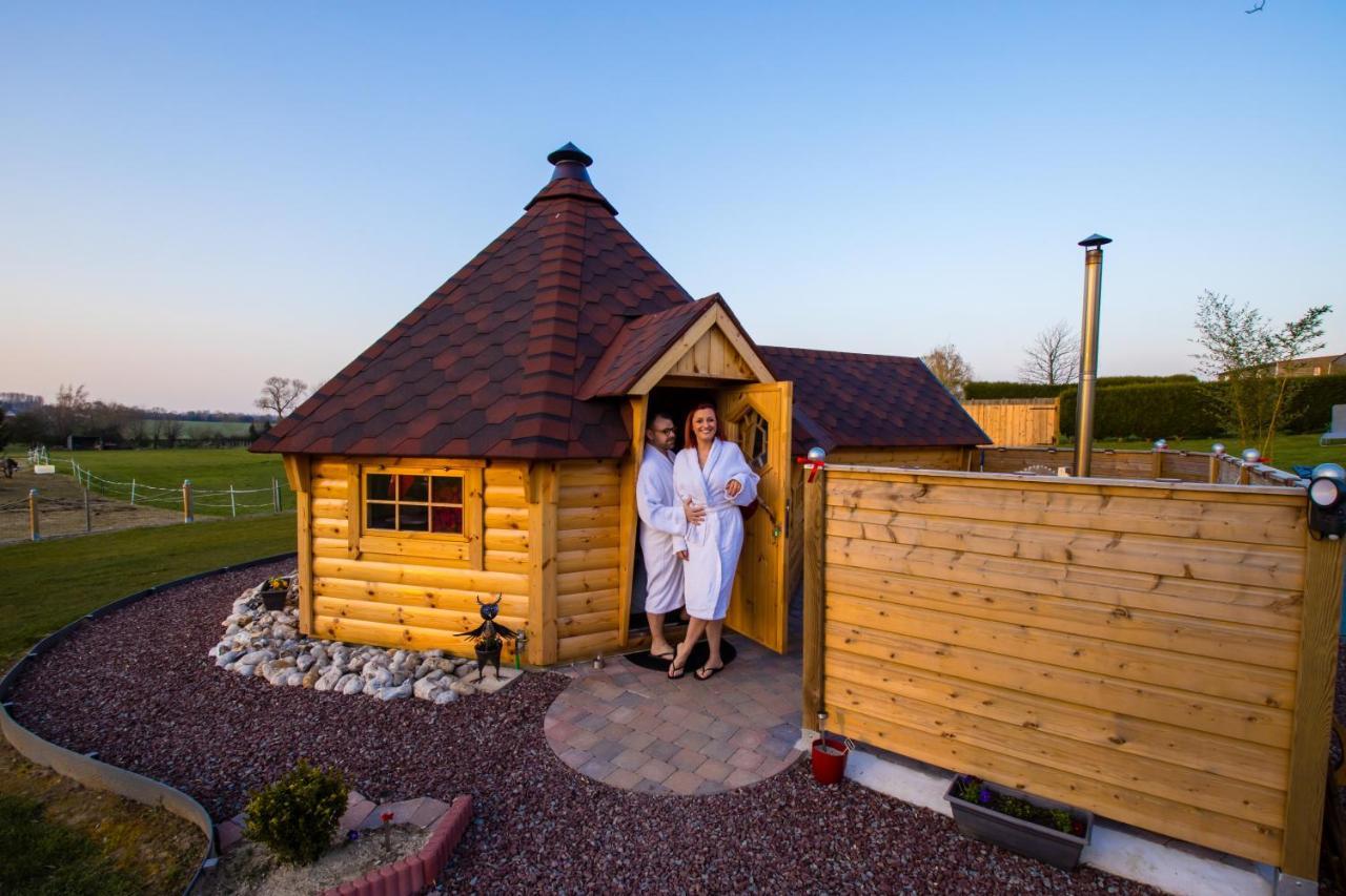 Kota Scandinave Avec Son Bain Nordique Privatif - Gite Du Moulin 62130 Pierremont Екстериор снимка
